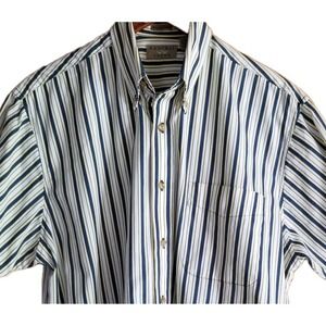 Natural Issue Button Down Short Sleeve Mens Shirt Medium New